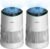 MORENTO Air Purifiers for Home, Air Purifier for Smoke Pet Dander Odors with Fragrance Sponge, Small Air Purifier with Sleep Mode for Bedroom Office, Blue Ambient Light, MR2566, White, 2 Pack