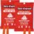 SecuCaptain Emergency Fire Blanket for Home – 2 Pack 60″x60″ X-Large Flame Retardant Blankets with Fireproof Tabs for House Camping Kitchen Fire Protection Survival Safety