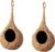 LIVEONCE Set of 2 Safest Round Organic Bird nest Purely Handmadelove Birds/Sparrow/Small Birds-2 NESTS