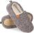 EverFoams Women’s Soft Curly Full Slippers Memory Foam Lightweight House Shoes Cozy Loafer with Polar Fleece Lining