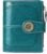 SENDEFN Small Womens Wallet Leather Bifold Card Holder RFID Blocking with Zipper Coin Pocket