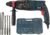 DUMDAAR DM26 1250W 26mm hammer drill with SDS drill bits and chisels (BLUE) 100% Copper Winding