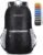 ZOMAKE Ultra Lightweight Hiking Backpack 20L – Packable Small Backpacks Water Resistant Daypack for Women Men(Black)