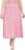 NUEVOSDAMAS Women’s Ditsy Floral Print High Waist Skirt Pleated A-line Long Skirt Beach Elasticated Midi Skirt