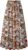 NASHALYLY Women’s Chiffon Elastic High Waist Pleated A-Line Flared Maxi Skirts