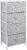Amazon Basics Fabric 4-Drawer Storage Organizer Unit for Closet, White